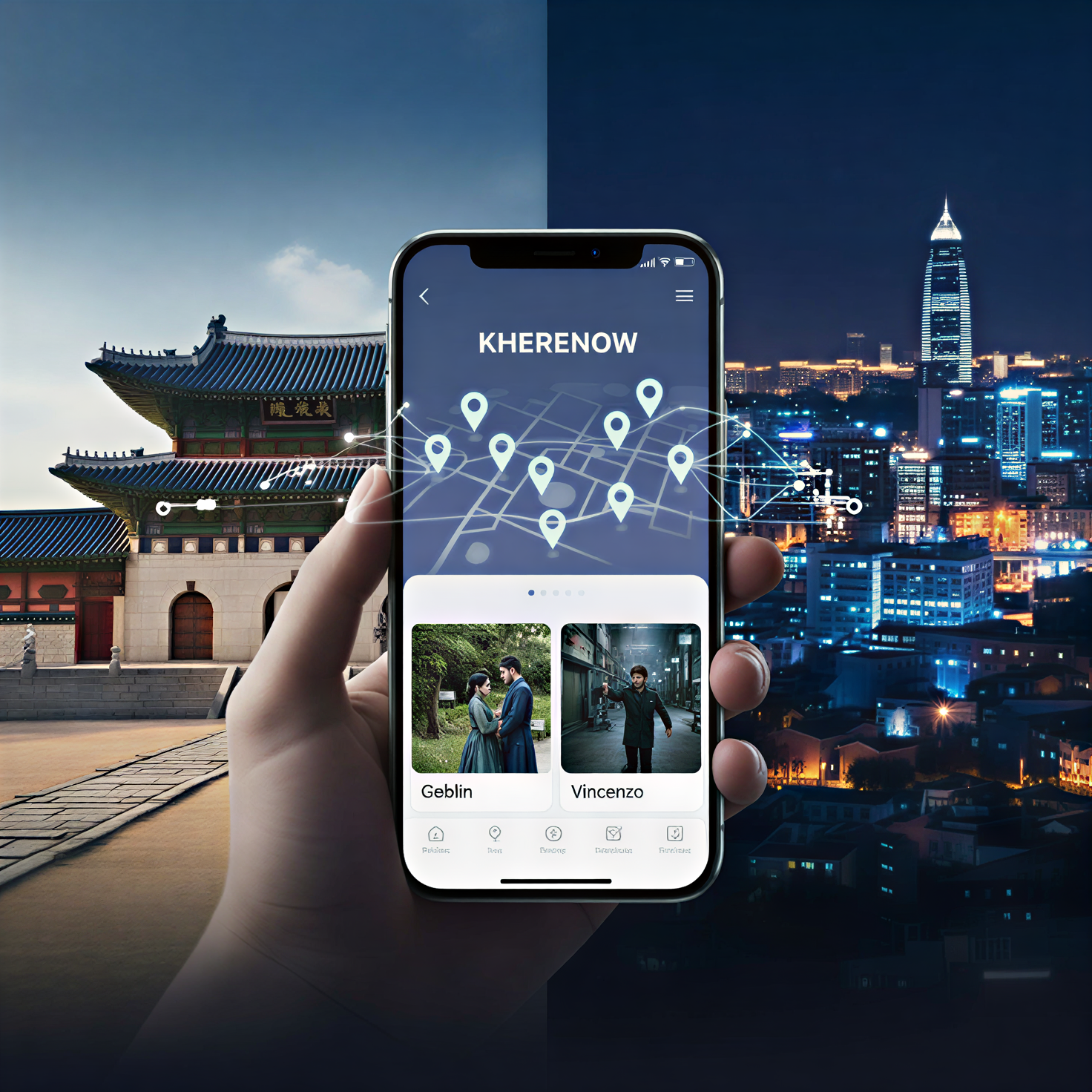 Traveler looking at map confused